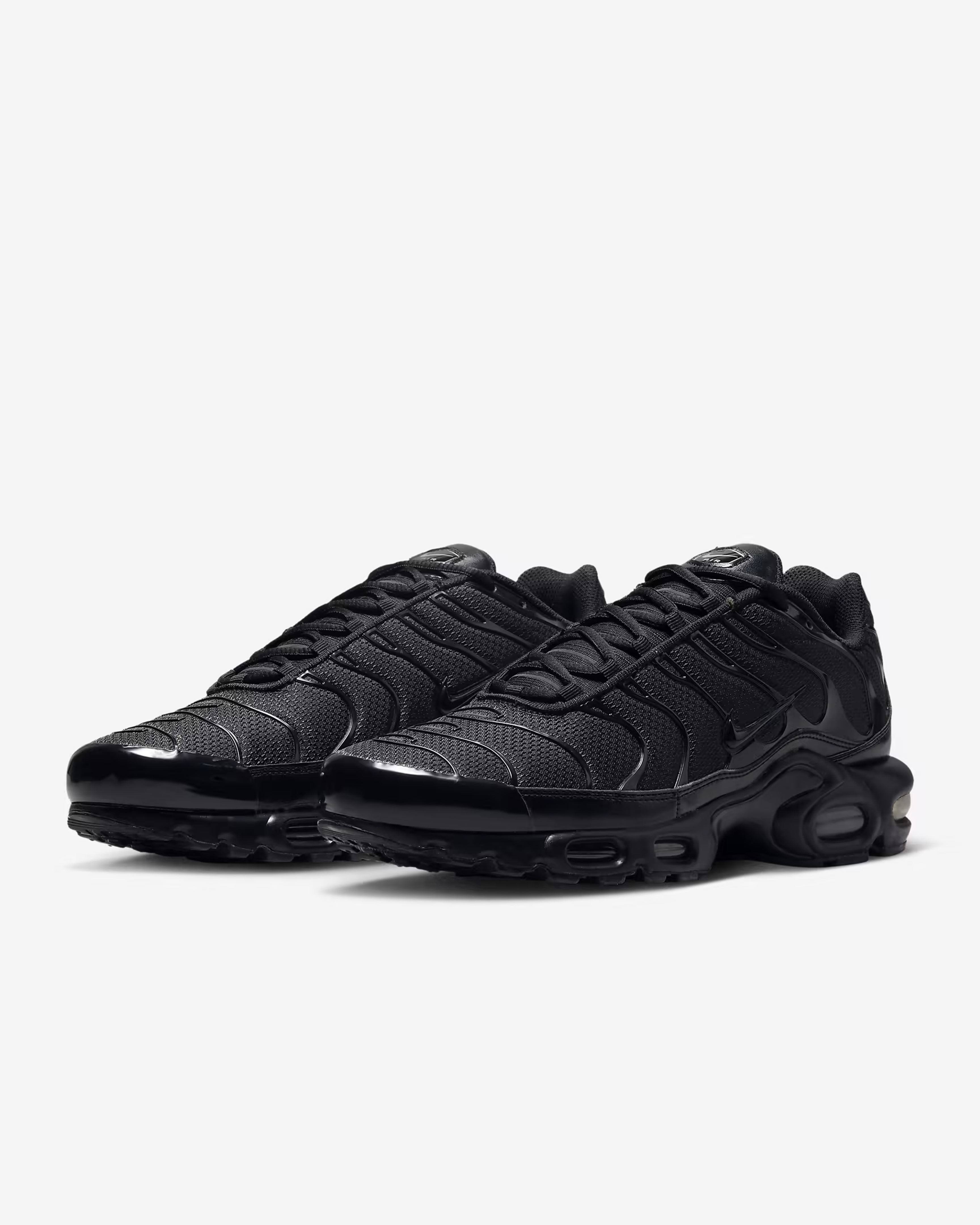 Black sneakers - side view