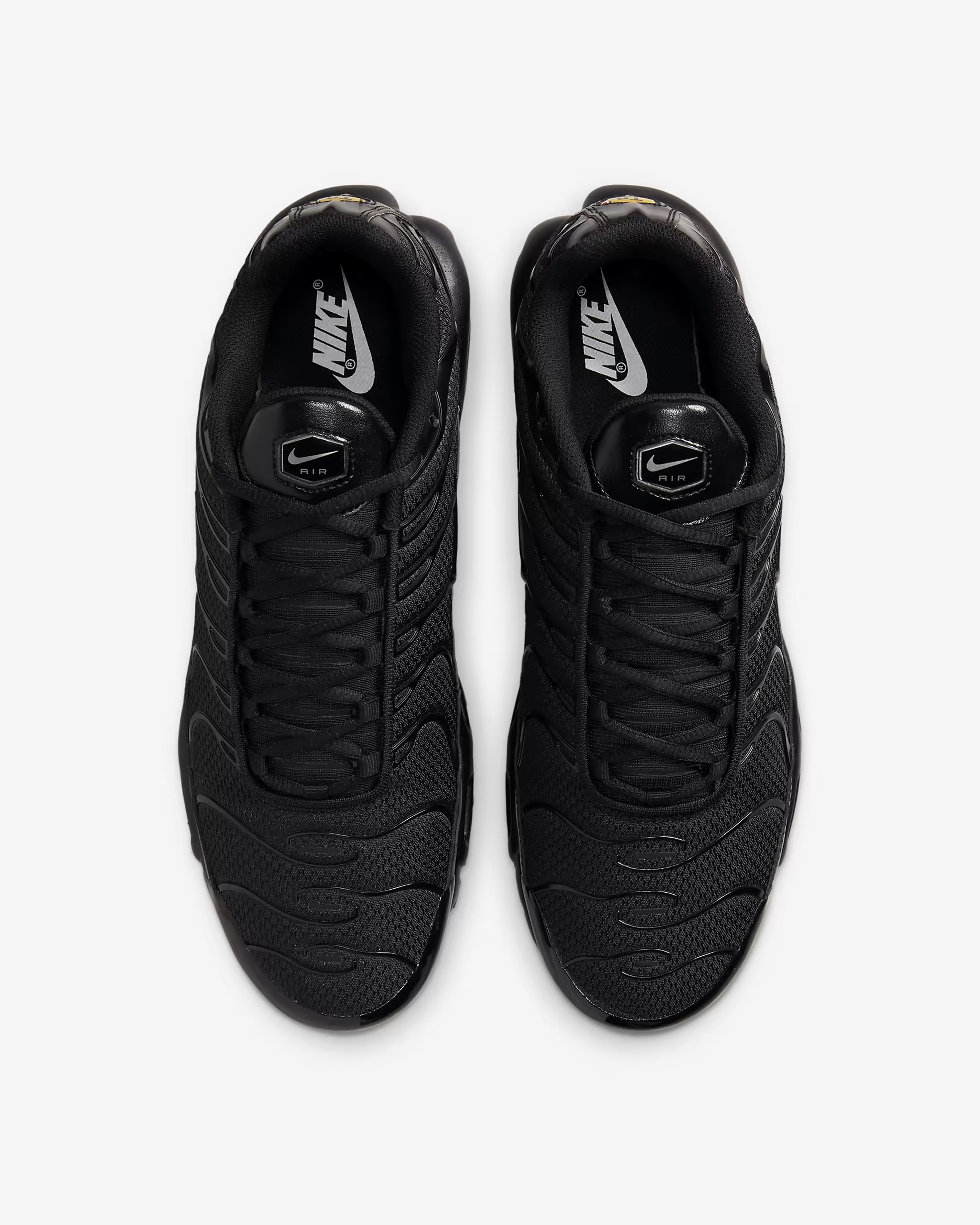 Black sneakers - top view