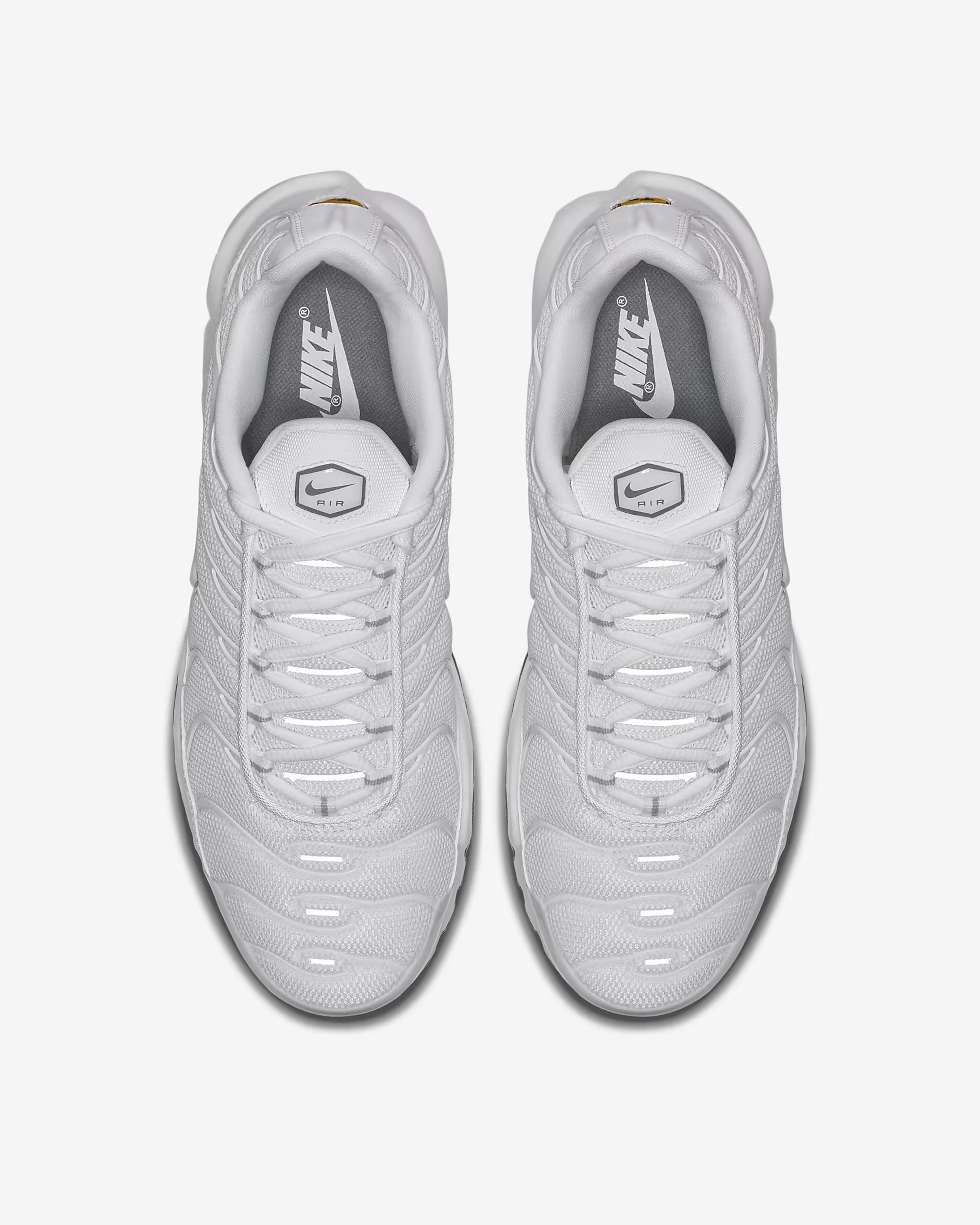 White sneakers - angled view